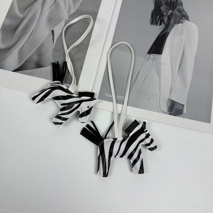 Wholesale Pendant Pu Zebra Wingless Leather Bag Pendant Keychain Bag Pendant