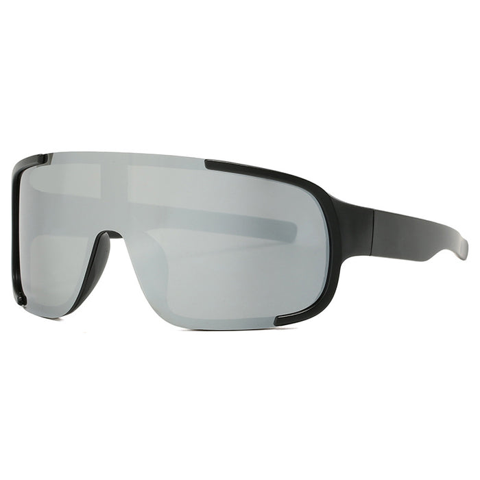 Wholesale Mountaineering and cycling glasses, personalized one-piece large frame goggles, windproof and sunscreen sunglasses