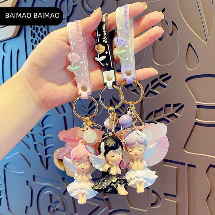 Wholesale Original cartoon keychain, cute and creative, exquisite keychain ring, backpack pendant
