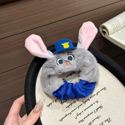 Wholesale Rabbit Stuffed Ears Hair Scrunchies Hair Clips