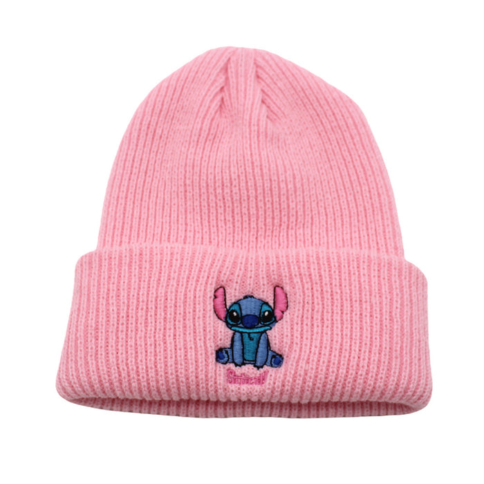 Wholesale Acrylic Cartoon Embroidery Knitted Hat JDC-FH-ZhiXie023