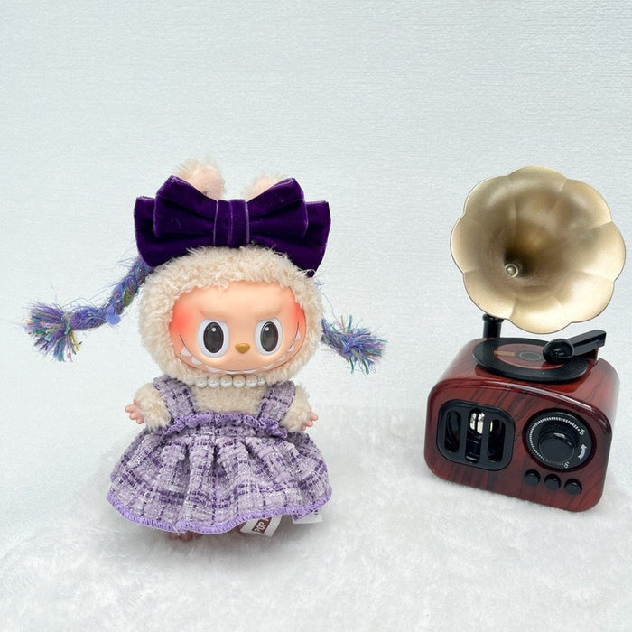 Wholesale Vinyl doll clothes change cute sweet skirt