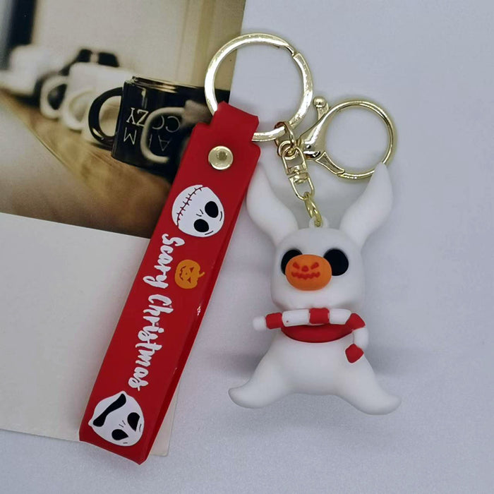Wholesale Cartoon Christmas Horror Night Doll Keychain Pendant Bag Car Key Chain Accessories Gift