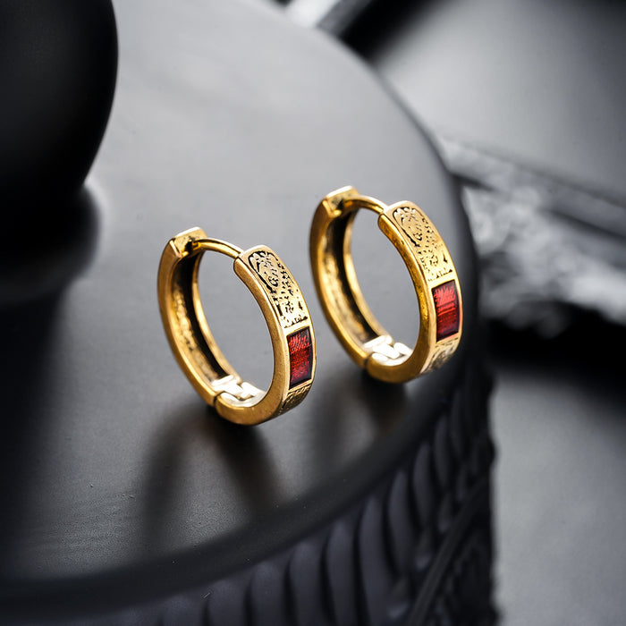 Wholesale Minimalist Drip Glue Earrings, Light Luxury, Versatile, Commuter Earrings, Personalized Temperament, Earrings, Niche, Minimalist Earrings