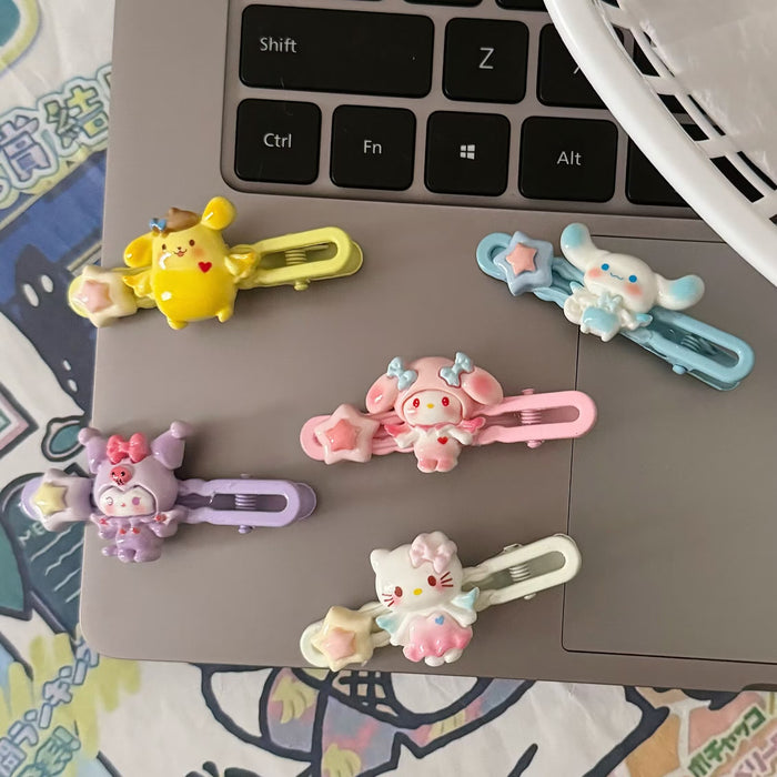 Wholesale Cute Candy Color Small Animal Wave Hairpin Sweet Soft Cute Girl Bangs Hairpin Hairpin Hair Accessories