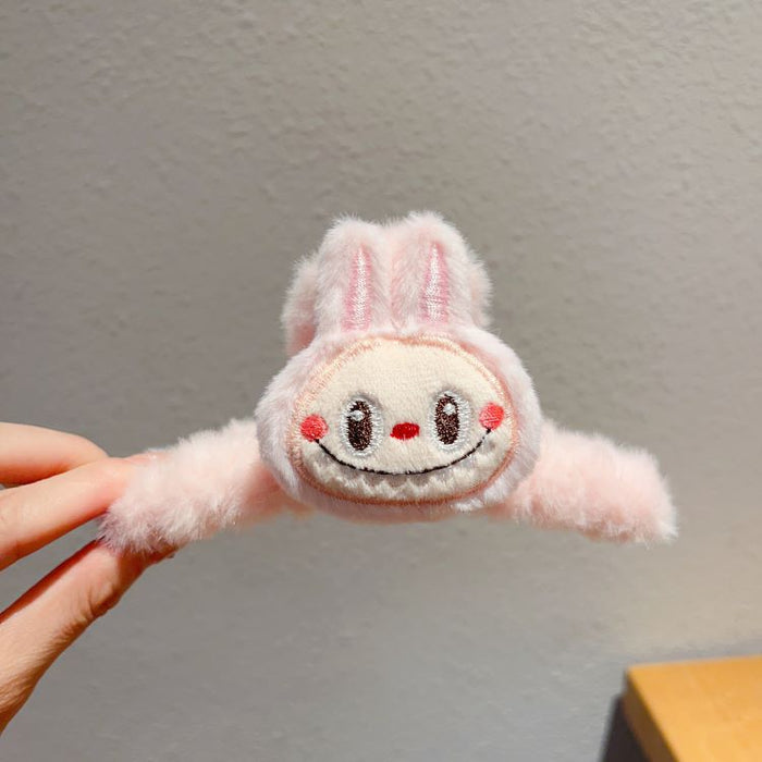 Wholesale Plush Hair Clip Furry Large Cartoon Hair Clip on the Back of the Head Internet Celebrity Hair Clip Headband Bangs