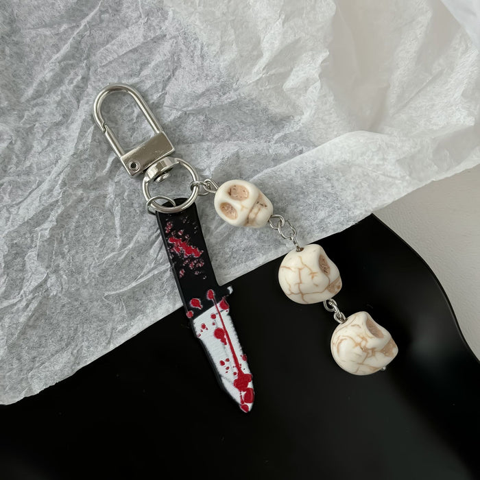 Wholesale Pendant Personalized Skull Keychain Mobile Phone Chain Pendant