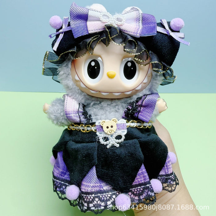 Wholesale Doll clothes can be worn and replaced with plush clothes and accessories