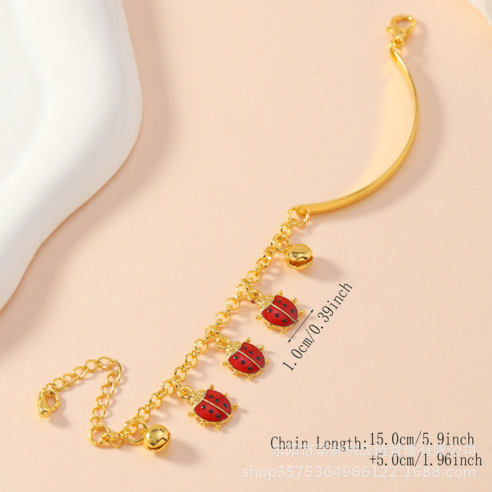 Wholesale Jewelry Seven Star Ladybug Bracelet Fashion Hand Accessories