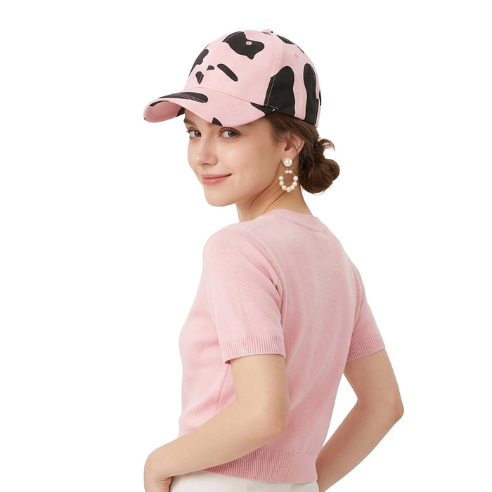Wholesale Cow Print Baseball Cap for Women Trendy Sun Visor Hat Casual
