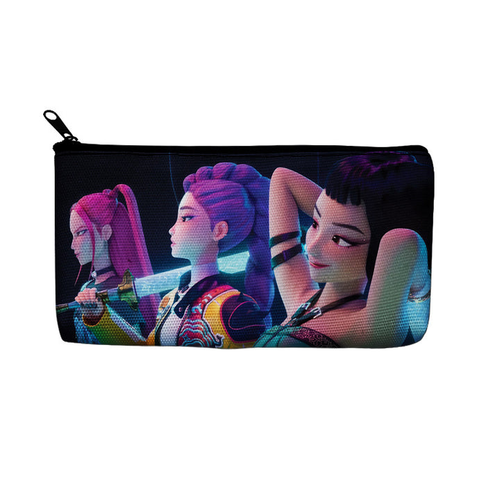Wholesale K-pop merchandise canvas chain pencil cases stationery