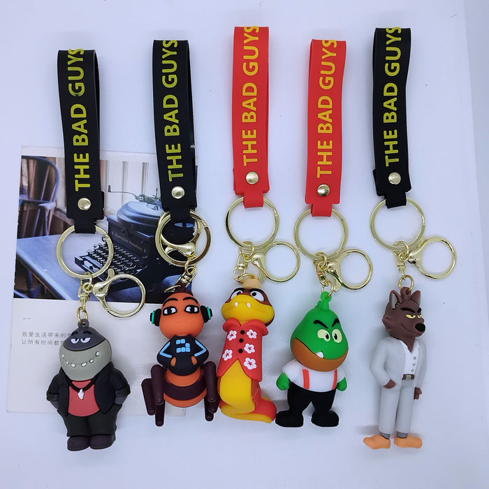 Wholesale cartoon villain alliance key chain pendant bag car key chain accessories gift