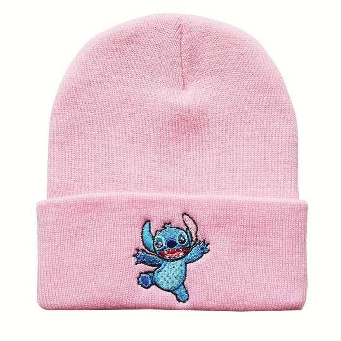 Wholesale Acrylic Cartoon Embroidery Knitted Beanie JDC-FH-LvH008