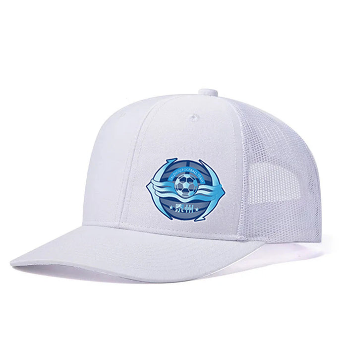 Wholesale football logo hat adult sports leisure mesh hat summer sun protection breathable