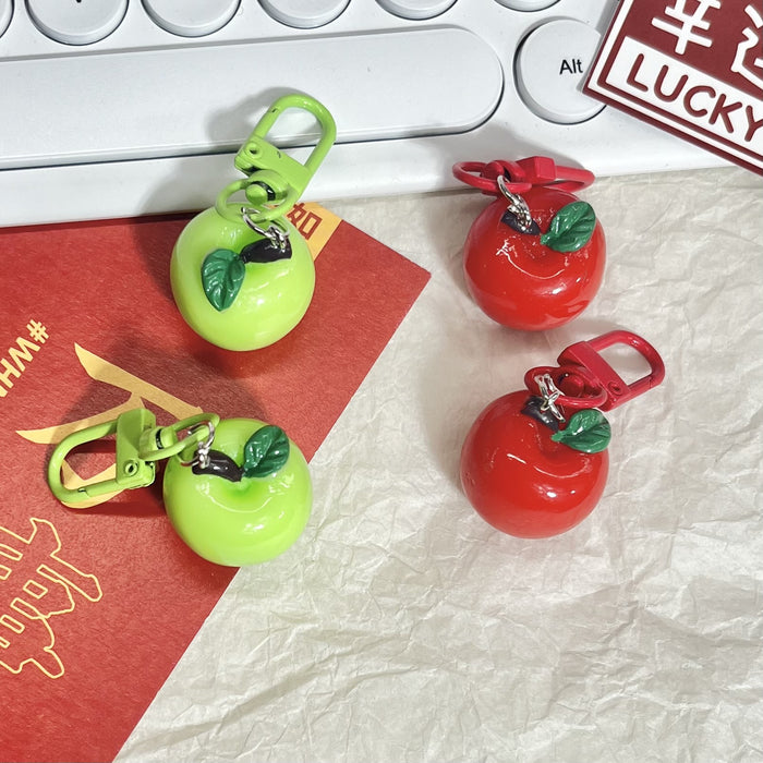 Wholesale Simulation three-dimensional food play apple keychain bag pendant