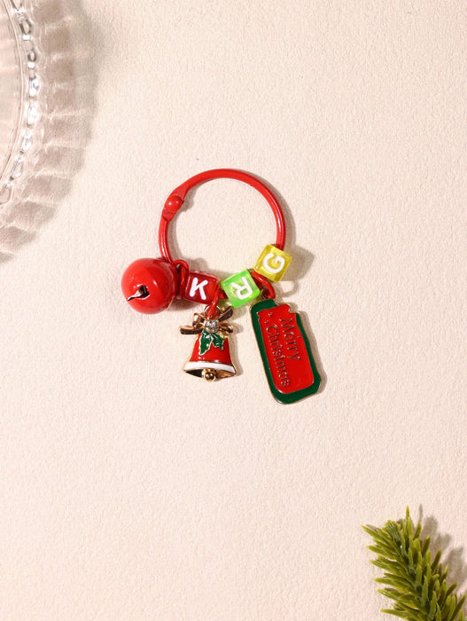 Wholesale  keychain creative cartoon car keychain schoolbag pendant Christmas gift