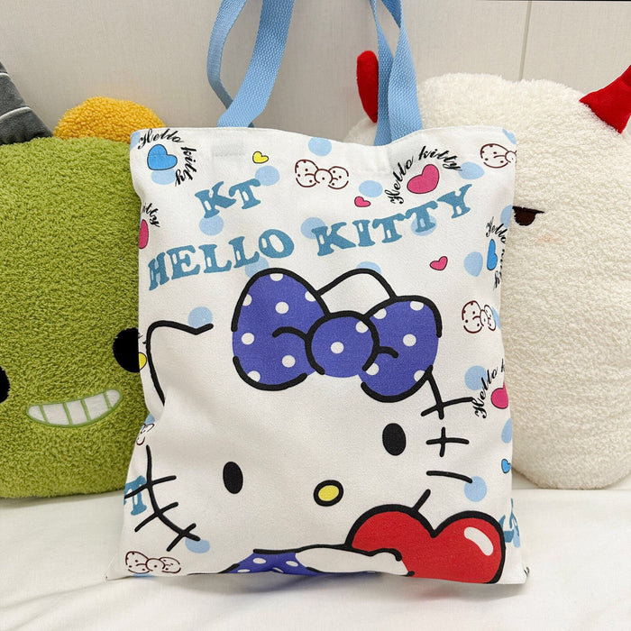 Wholesale Canvas Cute Cat Large Capacity Student Shoulder Bag