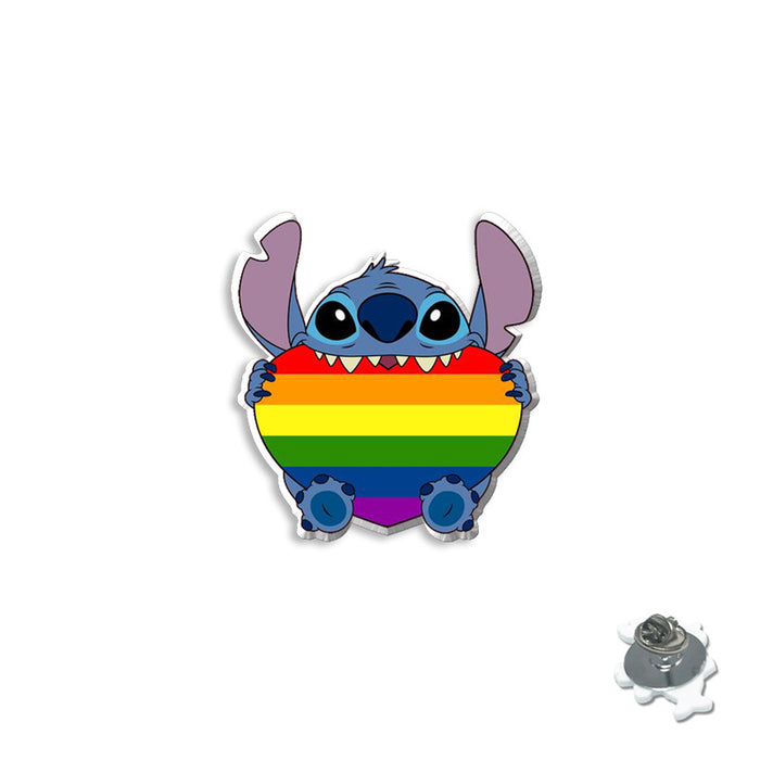 Wholesale Cartoon LGBT Rainbow Resin Brooch JDC-BCH-XiangL004 JDC-BCH-XiangL004