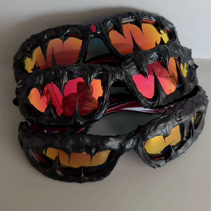 Wholesale handmade venom party styling glasses trendy sunglasses f