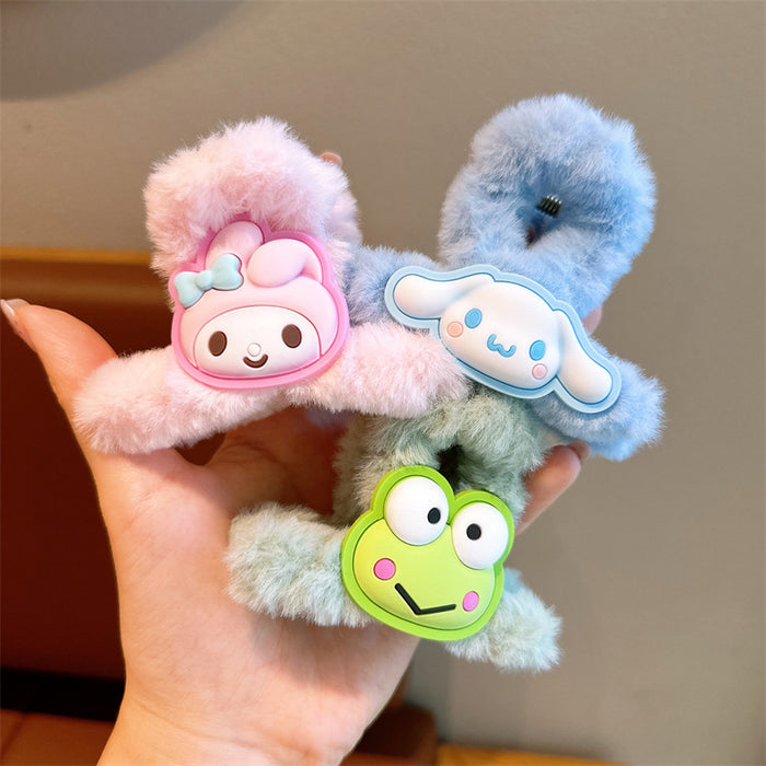 Wholesale Cartoon Cute Plush Hair Clips JDC-HC-Wangl001