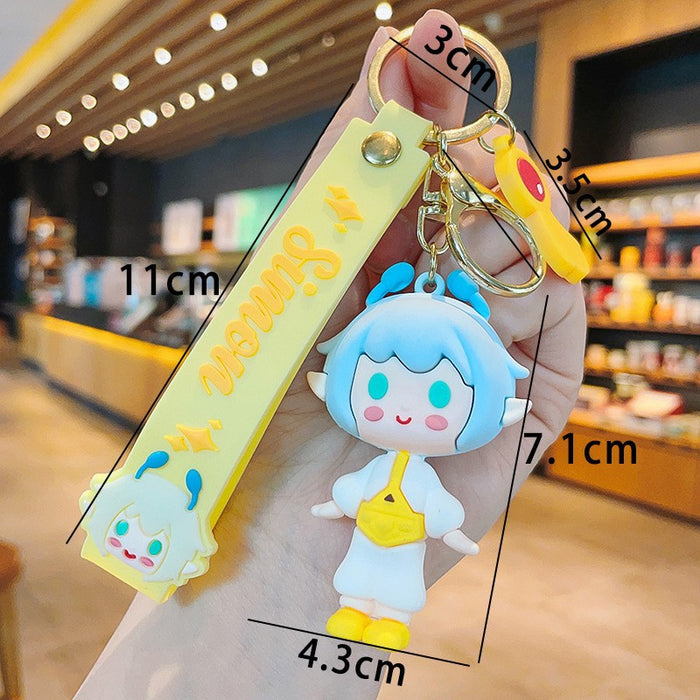 Wholesale PVC Cartoon Doll Keychain JDC-KC-Aile015