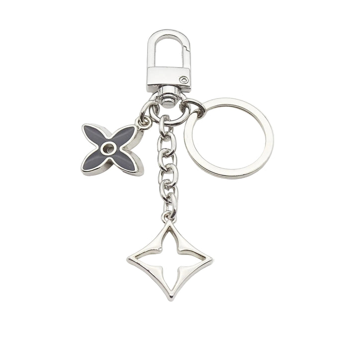 Wholesale Four-leaf clover bag charm metal keychain