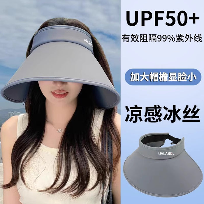 Wholesale Big brim full face sun hat, empty top sun hat, cycling sun hat, beach outdoor tourism