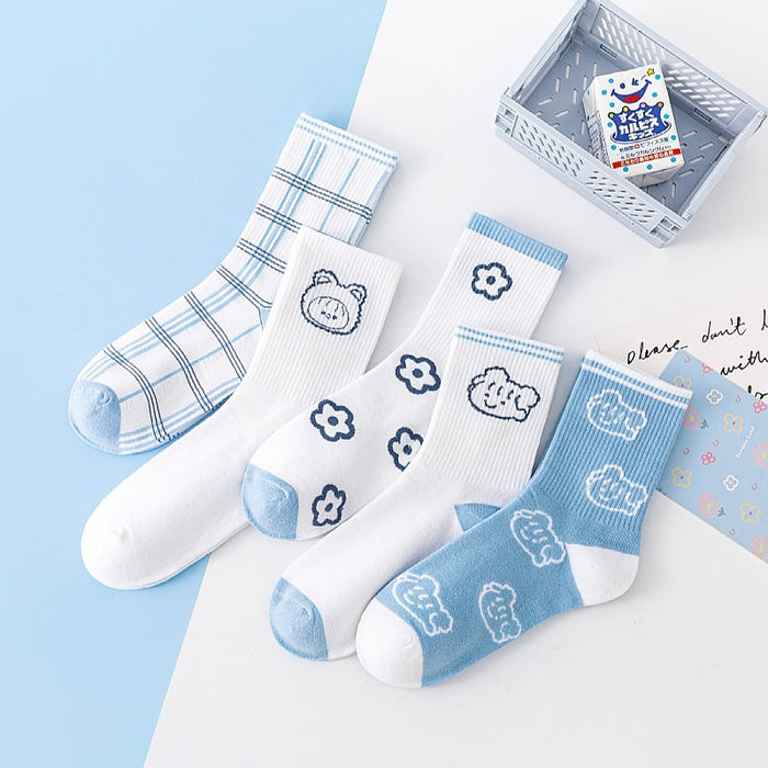 Wholesale Socks women' s sports socks cotton socks white stockings autumn and winter