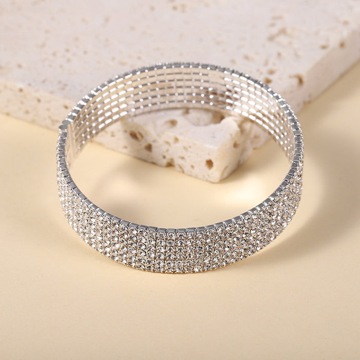 Wholesale Diamond Elastic Bracelet JDC-BT-YiMao002