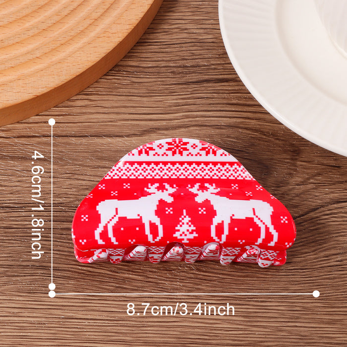 Wholesale Ornament Christmas red grab clip