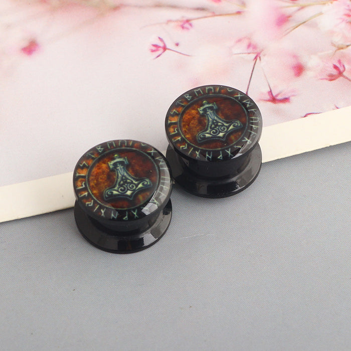 Wholesale New Acrylic Ear Pulley Ear Expansion Jewelry