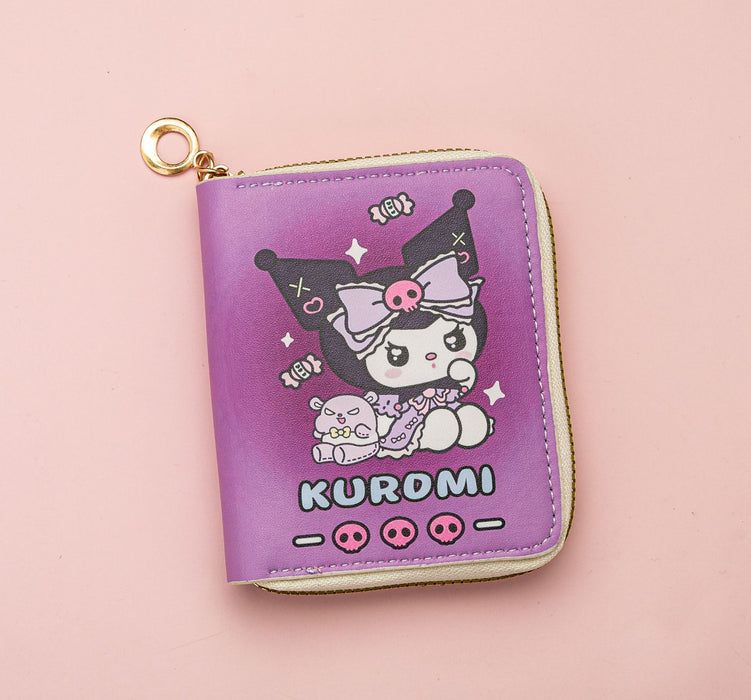 Wholesale Cartoon Anime Cute Short Zipper Wallet Wallet Wallet Wallet Card Bag Zero Wallet