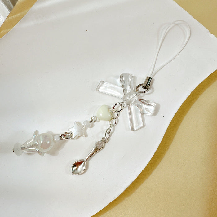 Wholesale Bow Keychain Mobile Phone Pendant Chain Backpack Decorative Pendant