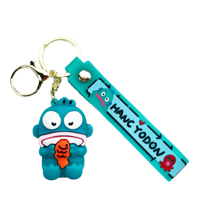 Wholesale Clown fish PVC key chain cute couple doll car key chain bag pendant