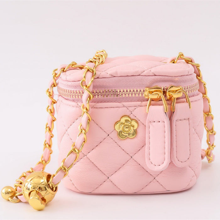 Wholesale Golden Camellia Mini Crossbody Bag for Parent-Child