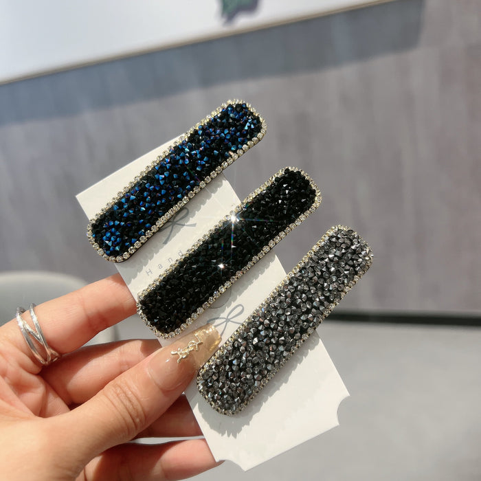 Wholesale Rhinestone Hairpin Elegant Bangs Clip Flash Diamond Edge Clip