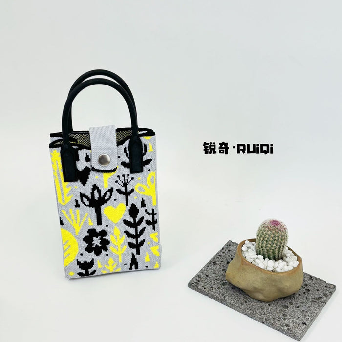 Wholesale Cute Cartoon Knitted Mobile Phone Bag  Easiest for Match Shoulder Bag Coin Crossbody Portable