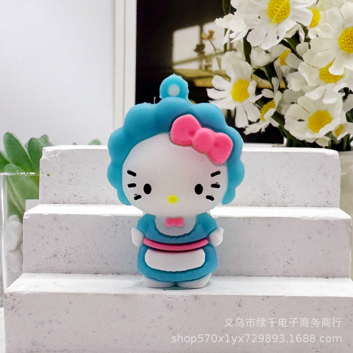 Wholesale Cartoon keychain ring, car keychain, silicone PVC soft rubber