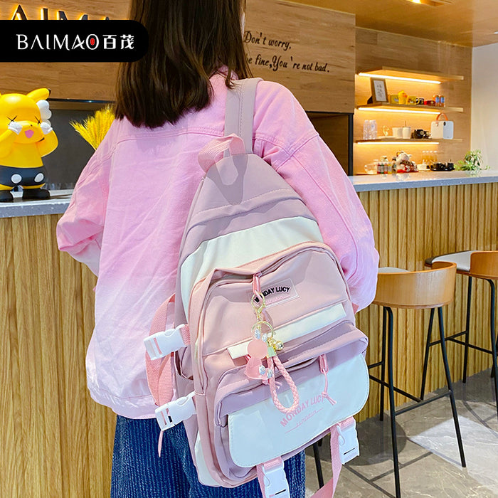 Wholesale Diamond inlaid cartoon resin keychain pendant, cute and creative car keychain bag accessories