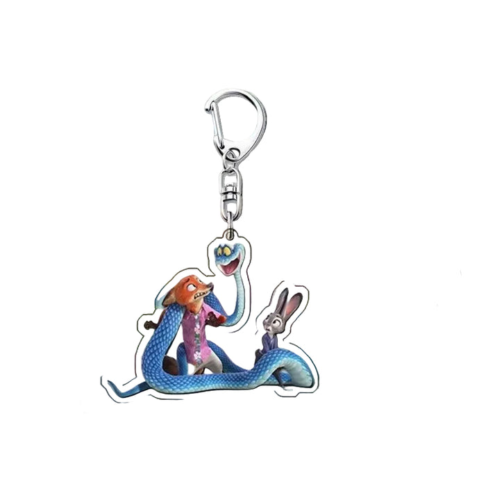 Wholesale Cute cartoon acrylic keychains for couples.