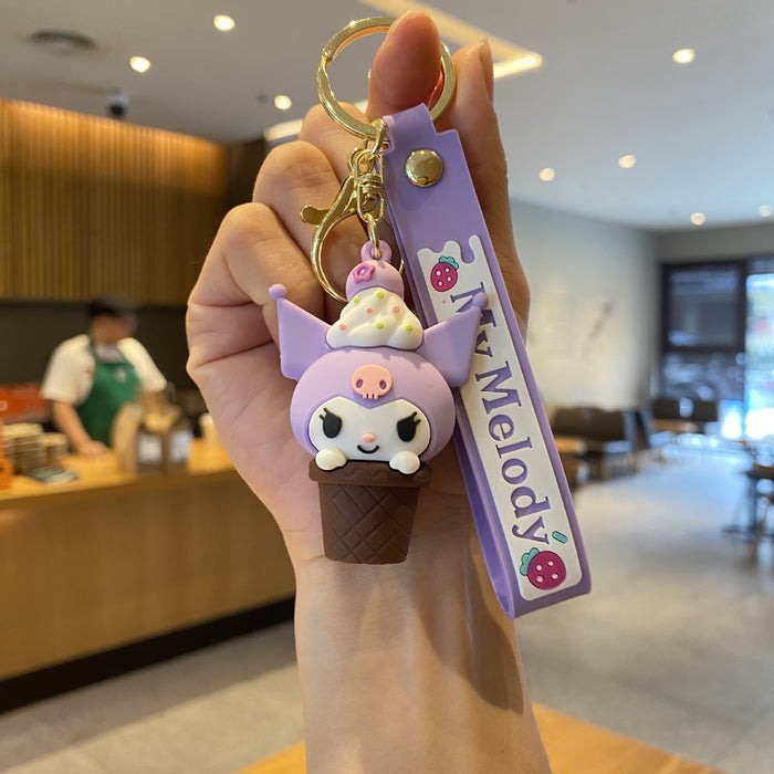 Wholesale Silicone Cartoon Doll Keychain JDC-KC-MingT081