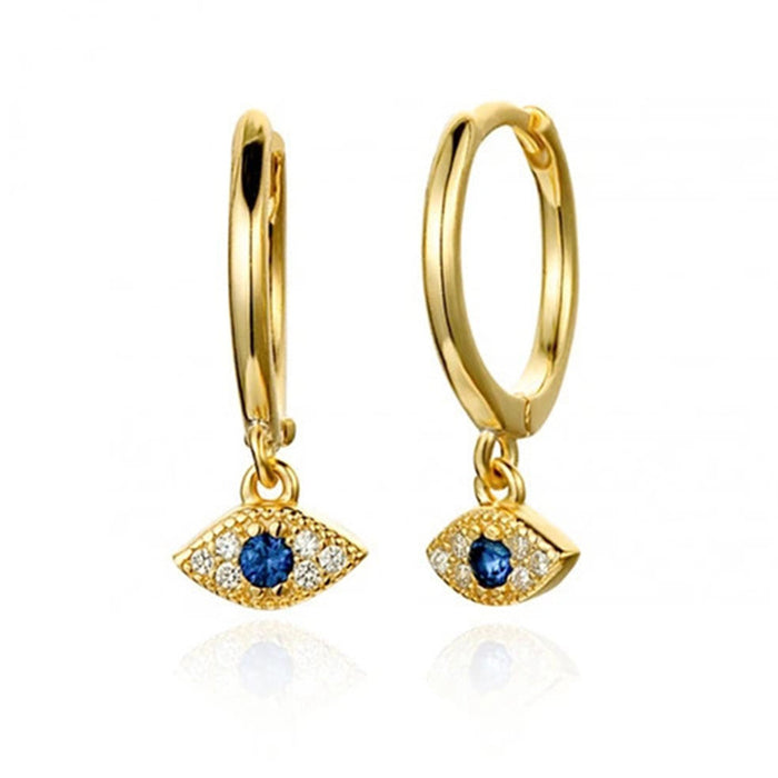 Wholesale Demon' s Eye Bright Stone Earrings