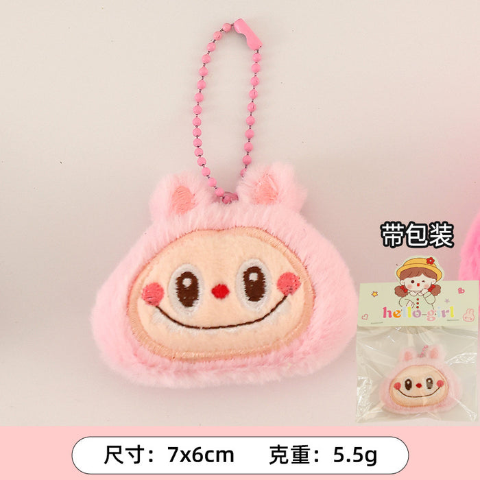 Wholesale Cartoon Plush Pendant Cute  Doll Brooch Bag Pendant Small Accessories