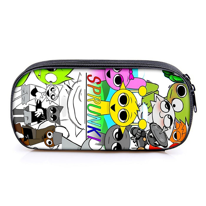 Wholesale Student Pencil Case Large Capacity Stationery Storage Bag Pencil Bag Oxford Material