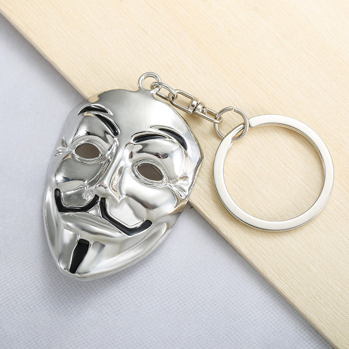 Wholesale Joker Mask Stainless Steel Keychain JDC-KC-JinZ018