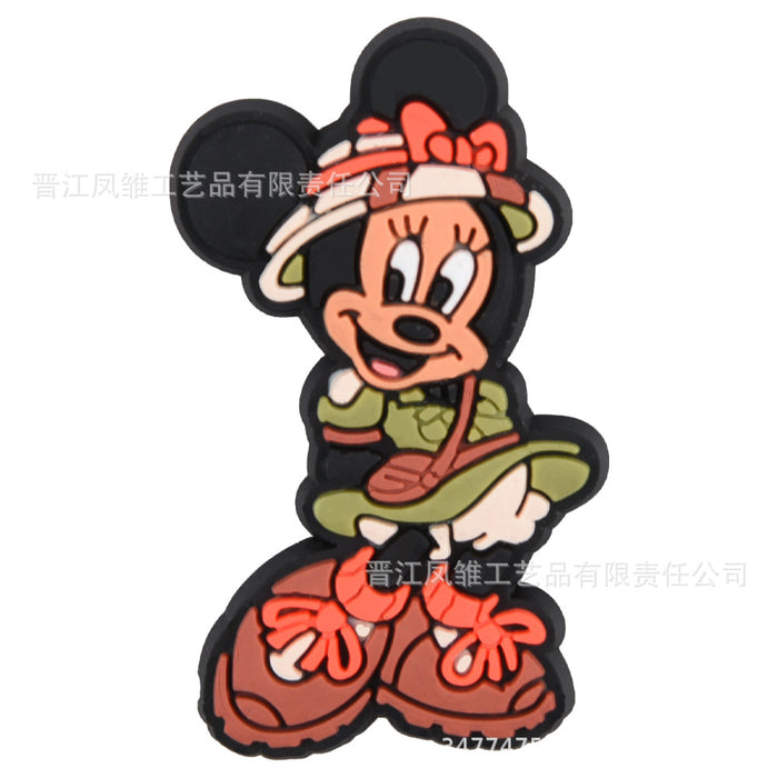 Wholesale 50pcs  Shoes Charms shoe buckle cartoon character decoration accessories