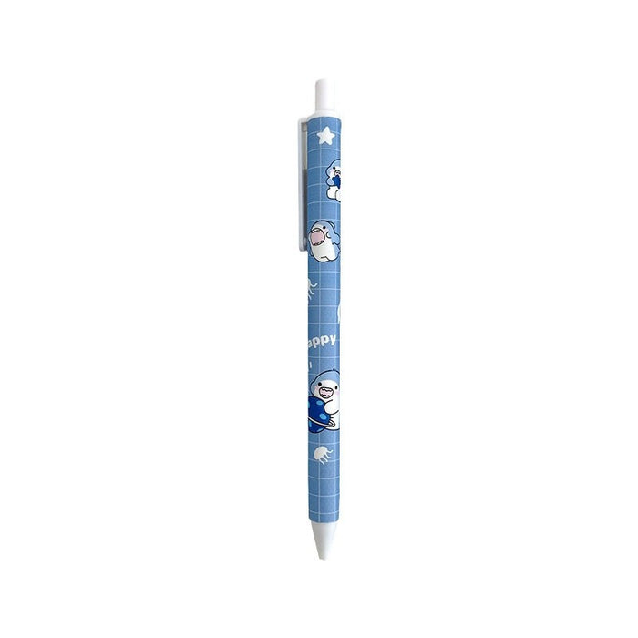 Wholesale Student cartoon press gel pen  cute wind 0. 5 press black sign pen student