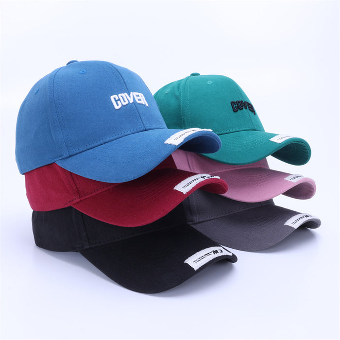 Wholesale Fashionable embroidered letter baseball cap, summer sun shading duckbill cap
