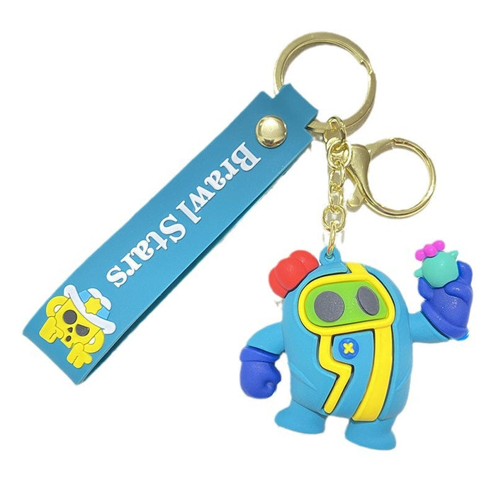 Wholesale Cute PVC cartoon character keychains