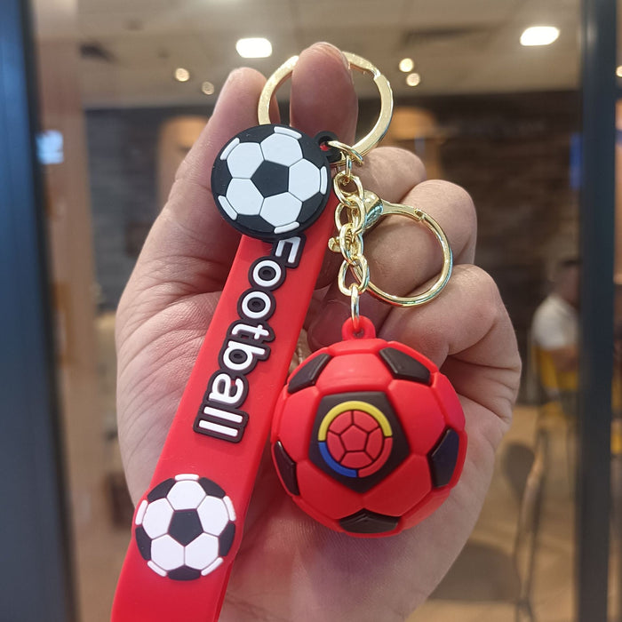 Wholesale Cartoon Soccer Keychain
